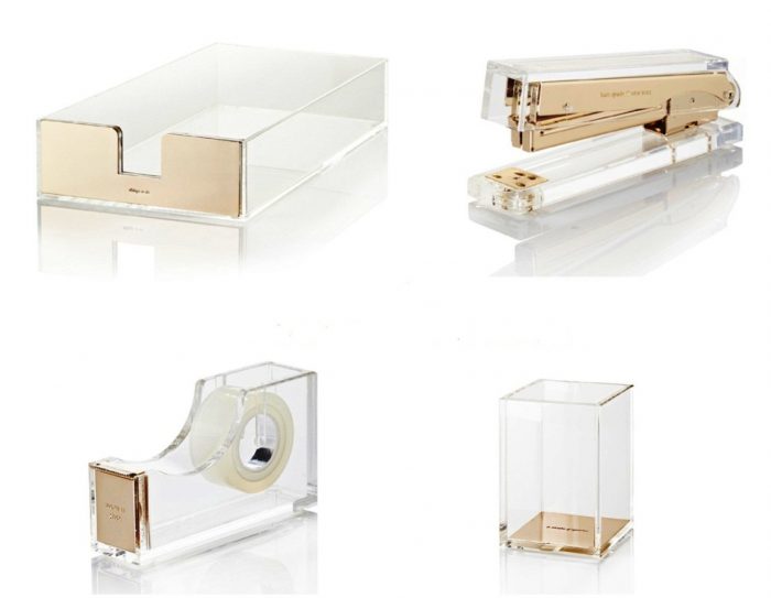 Kate Spade Gold Desk Accessories for the Modern Office