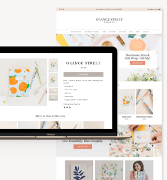 Orange Street Paper - Custom Shopify Website Design